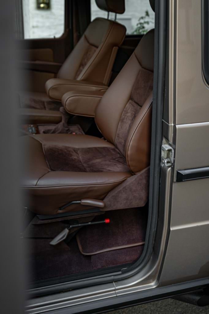 Mercedes G Class series W463 in golden brown